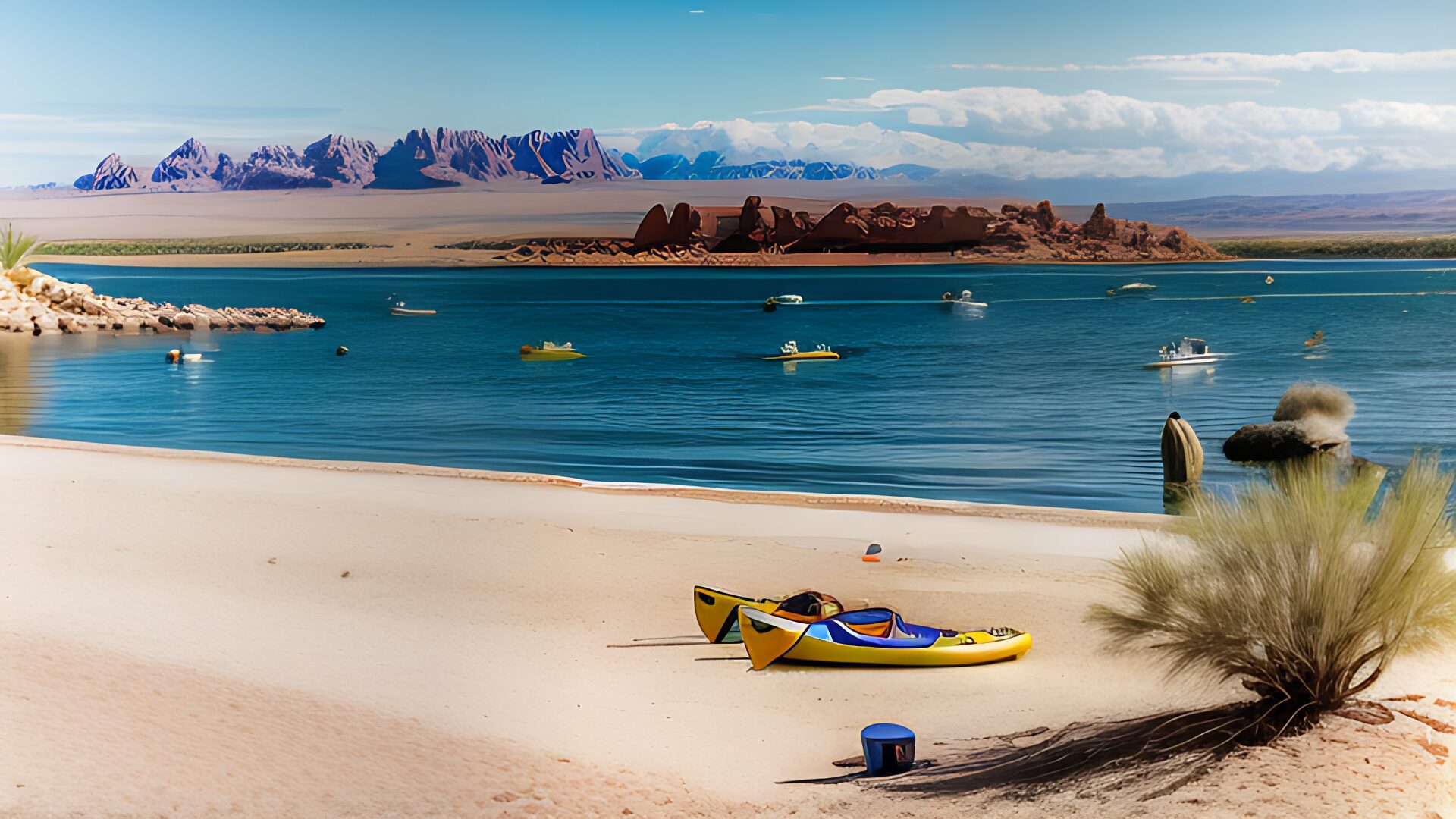 Lake Havasu Blog 12 Lake Havasu Picnic Lunch on a Sandy Beach